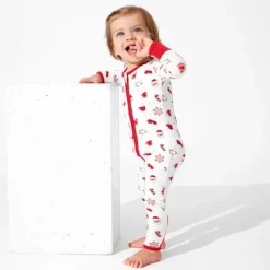 Bellabu Bear - Christmas Cookies Bamboo Convertible Footie