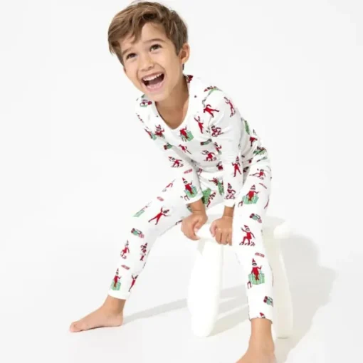 Bellabu Bear - The Elf On The Shelf Bamboo Kids Pajamas