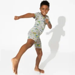 Bellabu Bear - Toddler Batman Kids Bamboo Short Set