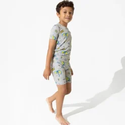 Bellabu Bear - Toddler Batman Kids Bamboo Short Set