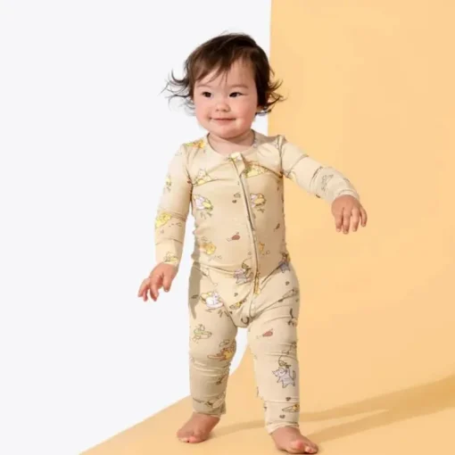 Bellabu Bear - Toddler Sushi Cat Kids Bamboo Footie