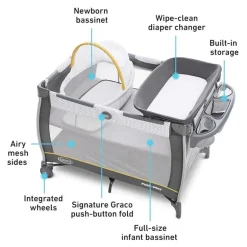 Berço Graco Pack'n Play Care Suite Playard