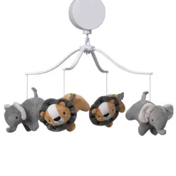Berço Musical Originals para Dormir Selva Divertido Móbile, Leão/Elefante