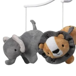 Berço Musical Originals para Dormir Selva Divertido Móbile, Leão/Elefante