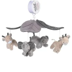 Berço Móvel para Bebês Lambs &amp; Ivy Jungle Animals