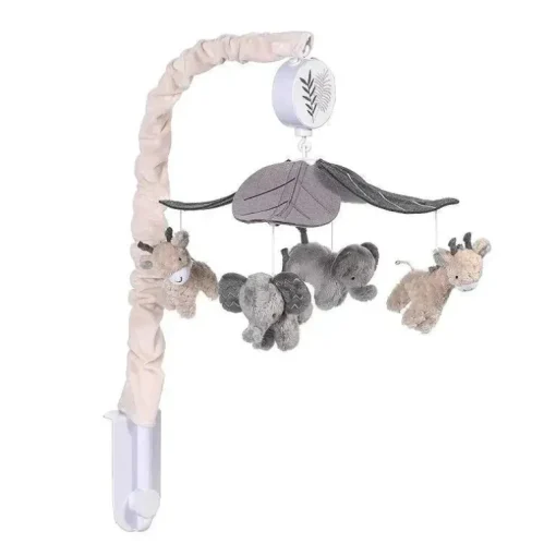 Berço Móvel para Bebês Lambs &amp; Ivy Jungle Animals