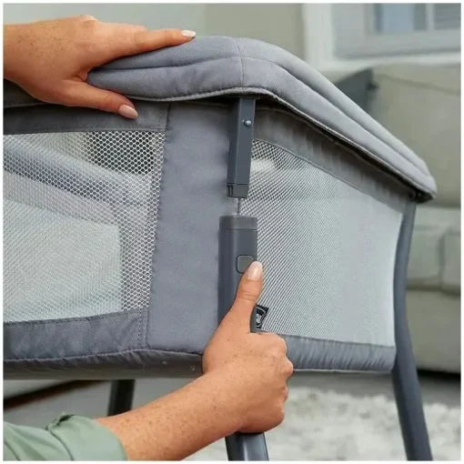 Berço Portátil Chicco Grey Baby Malha