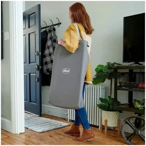 Berço Portátil Chicco Grey Baby Malha