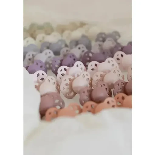 BIBS - 2 unidades de chupeta anatômica Ivory/Blush Infinity, 0/6M