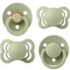 BIBS – Chupeta Try-it De Lux Sage Borracha Natural e Silicone, 0/6M