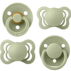 BIBS – Chupeta Try-it De Lux Sage Borracha Natural e Silicone, 0/6M