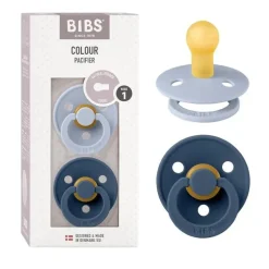 Bibs - Colour 2 Pack Latex, Dusty Blue/Steel Blue