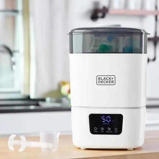 Black + Decker - Esterilizador de mamadeiras com esterilização a vapor
