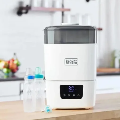 Black + Decker - Esterilizador de mamadeiras com esterilização a vapor