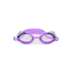 Bling 2O - Óculos de natação femininos Glam Splash Lash com proteção UV, maiores de 3 anos, roxo