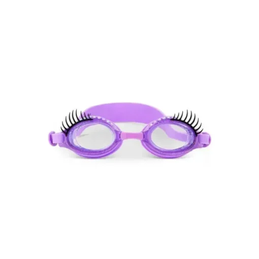 Bling 2O - Óculos de natação femininos Glam Splash Lash com proteção UV, maiores de 3 anos, roxo
