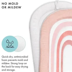 Blooming Bath - Almofada de banheira Rainbow Baby Sink para bebês