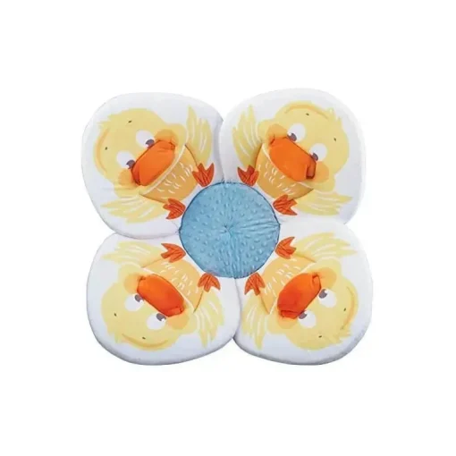 Blooming Bath - Banheira de bebê com flor, almofada para pia, amarelo pato