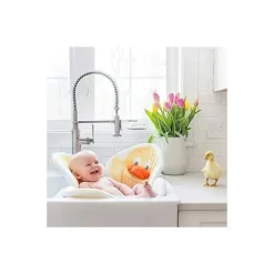 Blooming Bath - Banheira de bebê com flor, almofada para pia, amarelo pato