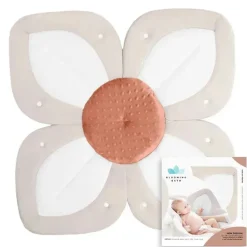 Blooming Bath - Tapete de banho com flor de lótus, almofada para pia, argila