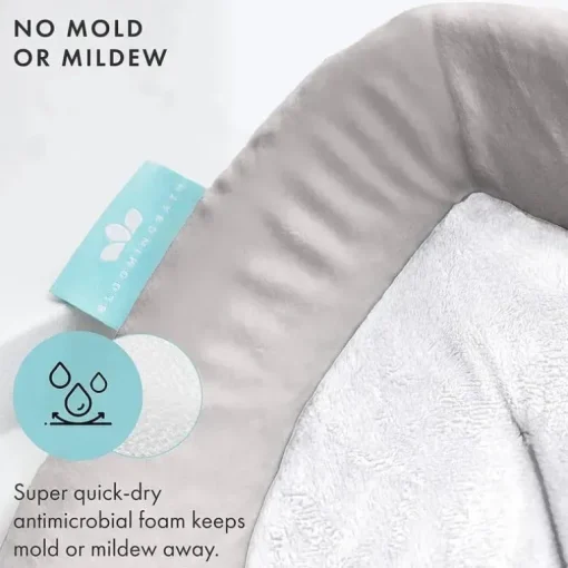Blooming Bath - Tapete de banho com flor de lótus, almofada para pia, argila