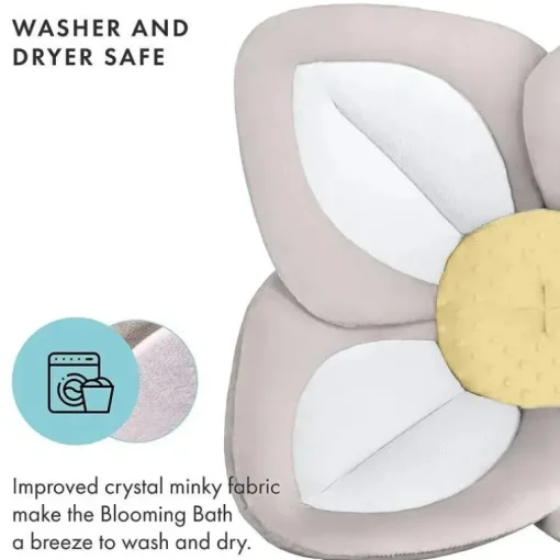 Blooming Bath - Tapete de banho com flor de lótus, almofada para pia, argila