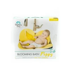 Bloomingbath.com - Tapete de banho de flor de papoula - Almofada de banheira para pia para bebê, amarelo