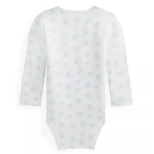 Body Polo Ralph Lauren Baby - Manga Longa Algodão Orgânico Interlock Malha, Azul