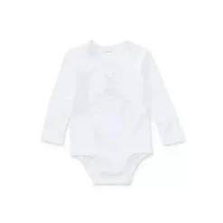 Body Urso Polo Bordado Ralph Lauren Baby - Menina, Branco