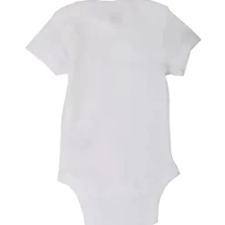 Bodysuits de manga curta Gerber - 5Pk, branco