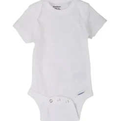 Bodysuits de manga curta Gerber - 5Pk, branco
