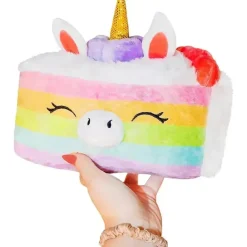 Bolo de unicórnio amassado 7 pelúcias