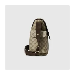 Bolsa de fraldas Gucci GG Plus Supreme, bege