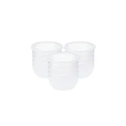 Bolsa de mamadeira 100% silicone reutilizável 4 onças Nursh Tomy Boon, 3 unidades