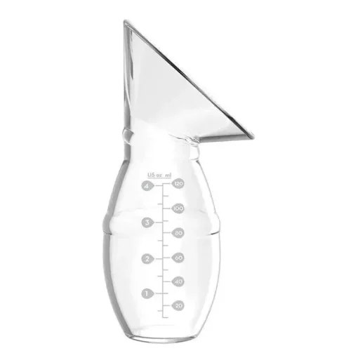 Bomba de mama de silicone Dr. Brown's Milkflow, coletor de leite materno com opções + mamadeira anti-cólica e bolsa de viagem