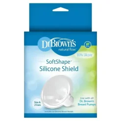 Bomba de mama Dr. Brown's Softshapetm escudos de silicone 2Pk