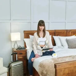 Bomba tira-leite elétrica dupla Swing Maxi da Medela