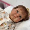 Boneca Bebê Reborn - Vinil Branco e Olhos Azuis, Bettie
