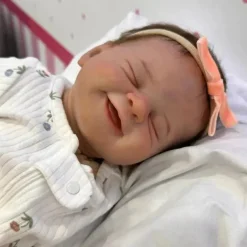 Boneca Bebê Reborn - Vinil Branco, Coco Malu