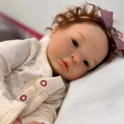 Boneca Reborn - Vinil Branco Marrom, Shyann