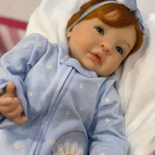 Boneca Reborn - Vinil Branco, Shyann