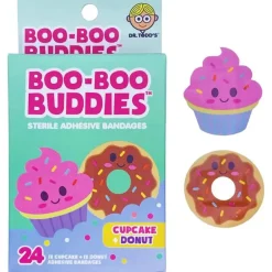 Boo Boo Buddies - Kids Adhesive Bandages, Cupcake + Donut