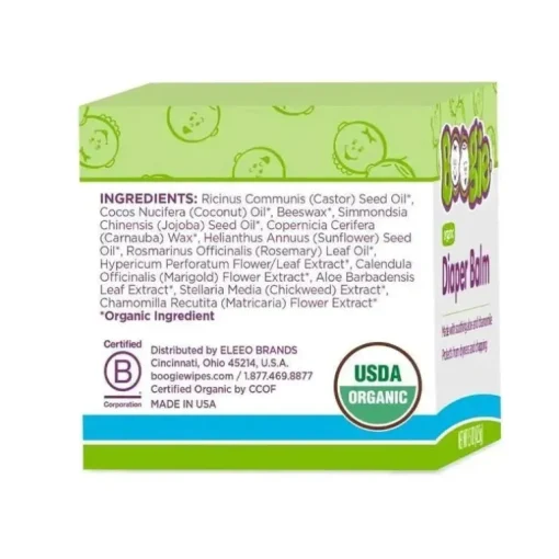 Boogie Wipes - bálsamo para assaduras para bebês, ingredientes derivados naturais, 1,5 onças