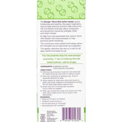 Boogie Wipes - Inalador Salino Micro-Mist