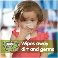 Boogie Wipes Natural Saline, Aloe &amp; Vitamina E 1pk (30 ct)