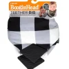BooginHead - Bandana Teether & Pacigrip Bib 2Pk, Buffalo Check