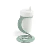 Booginhead - Copo Sippigrip de silicone e porta-brinquedos - Green Sage