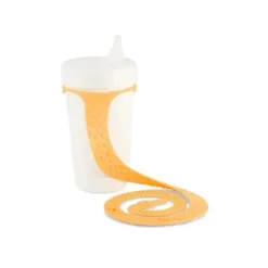Booginhead - Copo Sippigrip de silicone e porta-brinquedos - Creamsicle Orange