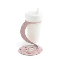 Booginhead - Copo Sippigrip de silicone e porta-brinquedos - Dusty Rose