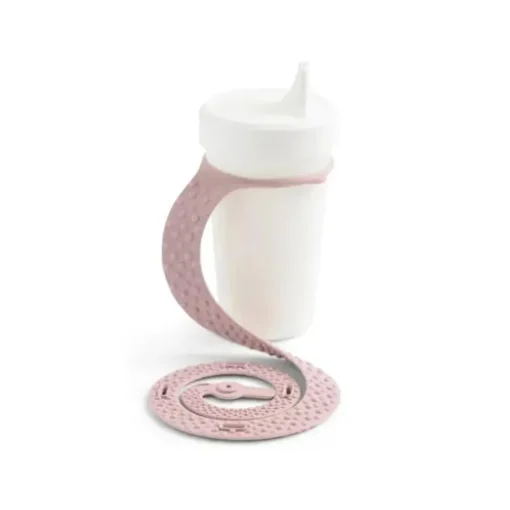 Booginhead - Copo Sippigrip de silicone e porta-brinquedos - Dusty Rose